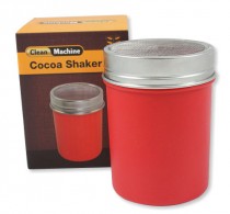 Cocoa shaker red plastic, fine – Clean Machine
