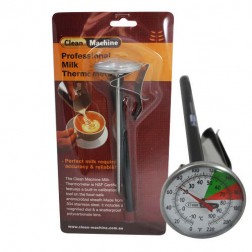 Milk Jug Thermometer, Short (140mm) with clip – Clean Machine