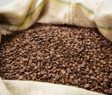 Roasted Coffee Beans in Sack